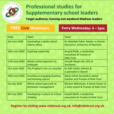 Professional Studies for Supplementary School Leaders